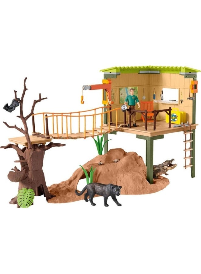 Schleich 42507 Adventure Station Wildlife Toy Playset - Image 5