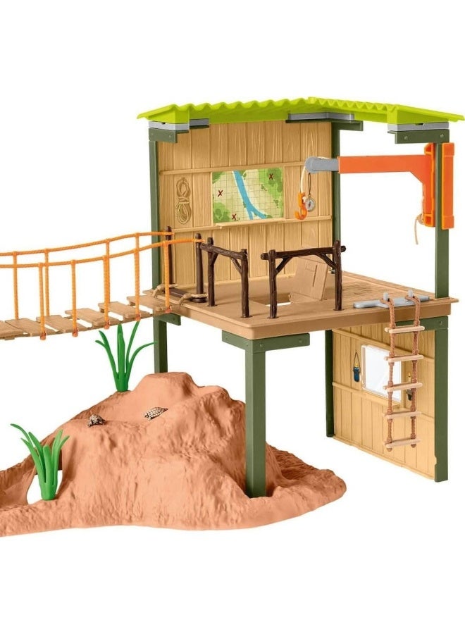 Schleich 42507 Adventure Station Wildlife Toy Playset - Image 2