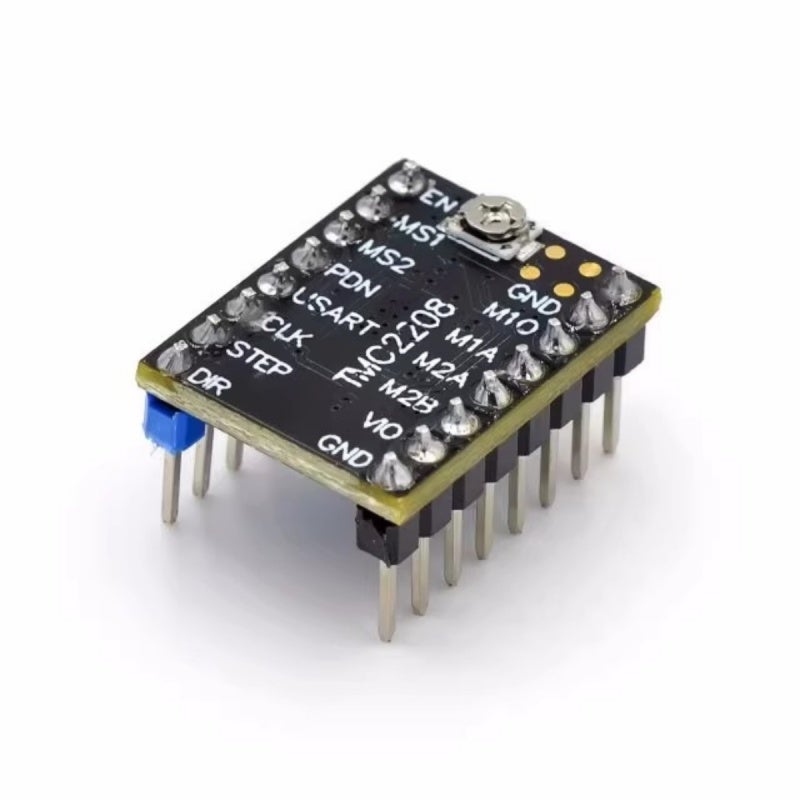Tmc2208 Stepper Motor Driver: 4pcs Blue Ultra-Quiet Module With 256 Subdivision, 1.2A Continuous Current, 2A Peak Current, 4.75-36V Voltage Range - Replaceable For Tmc2100 A4988 Drv8825 Lv8729 Motor D - Image 2