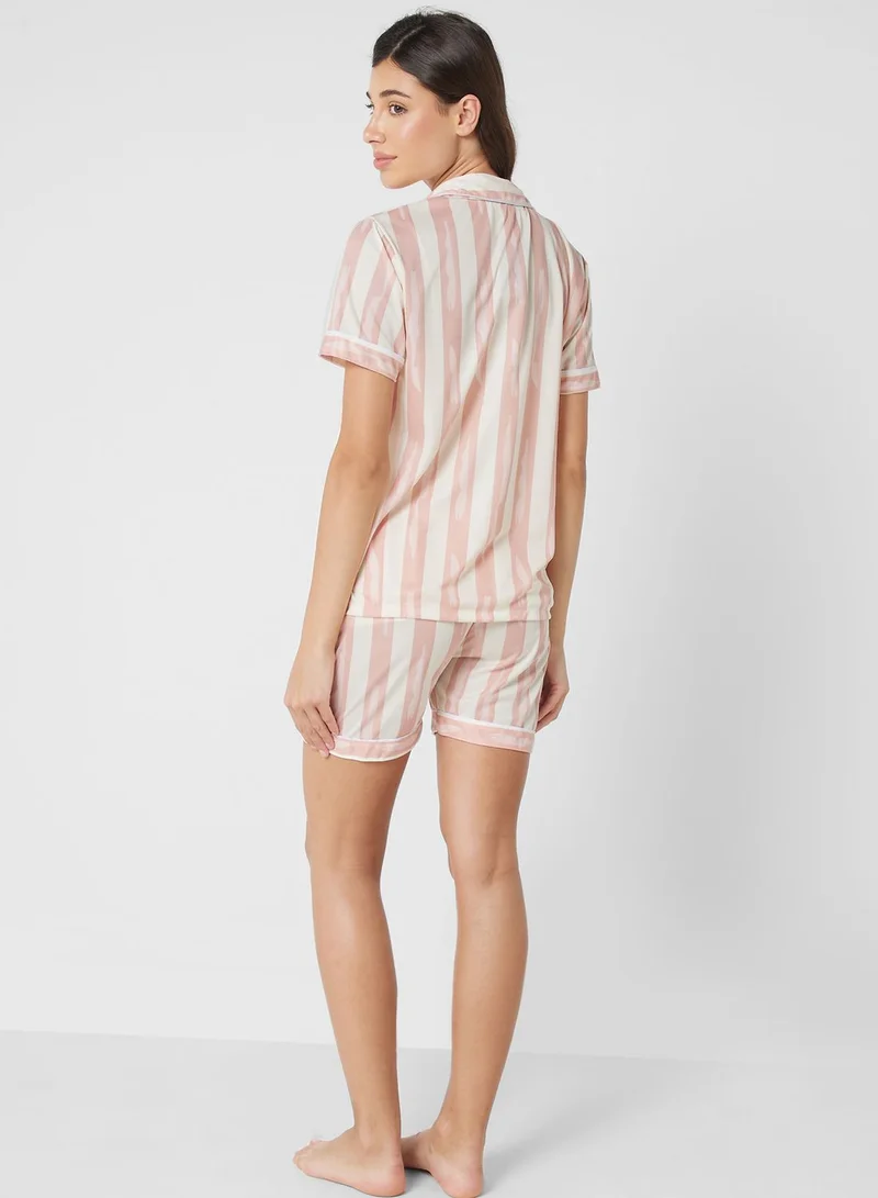 Ginger Printed Pyjama Short Set