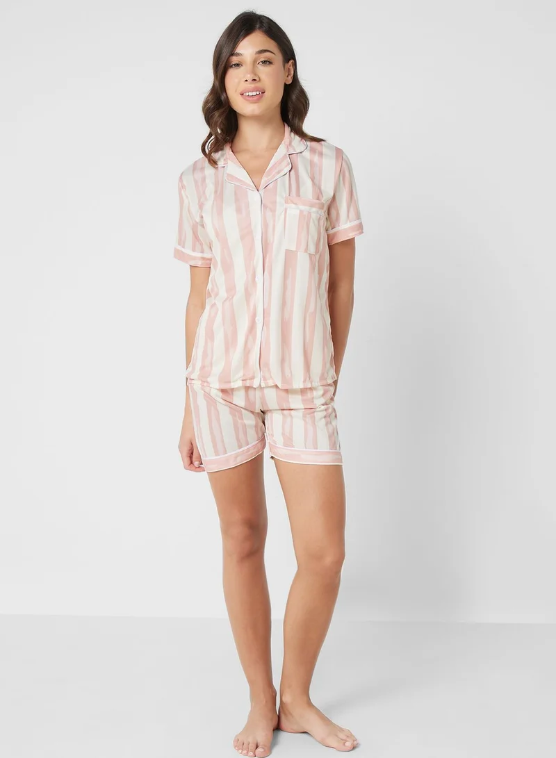 Ginger Printed Pyjama Short Set