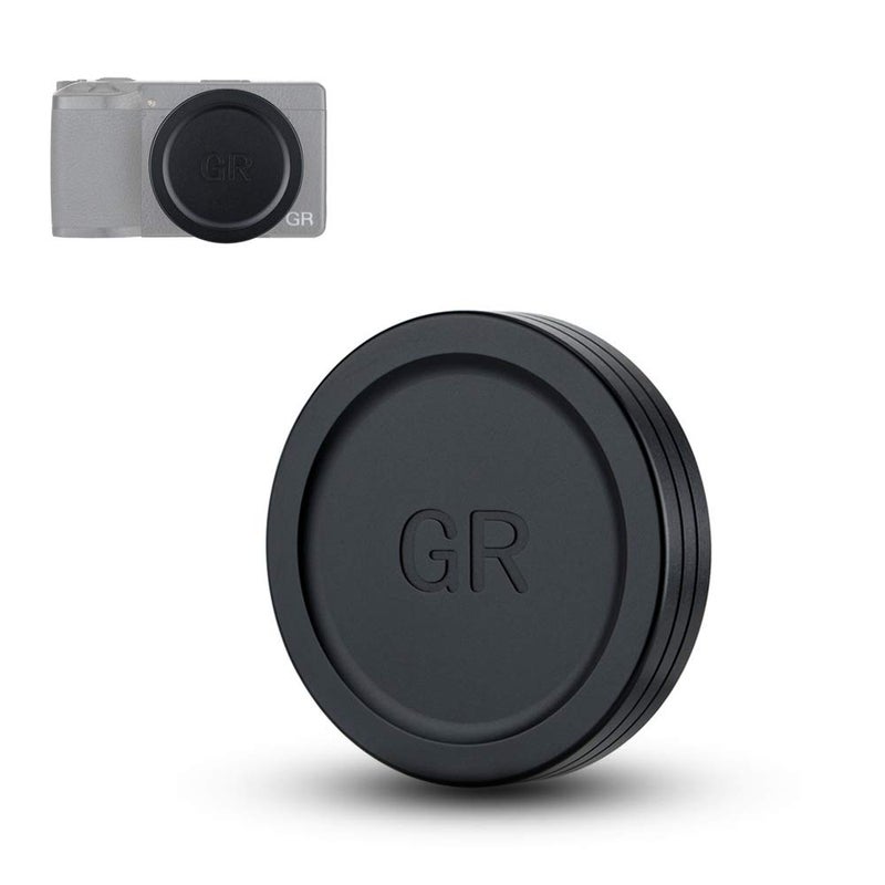 JJC Aluminum Lens Cap Cover Protector for Ricoh GR IIIx GR IIIx HDF GR3x HDF GR III GR III HDF GR3 HDF GR II GR2 with Soft EVA Interior Black - Image 2