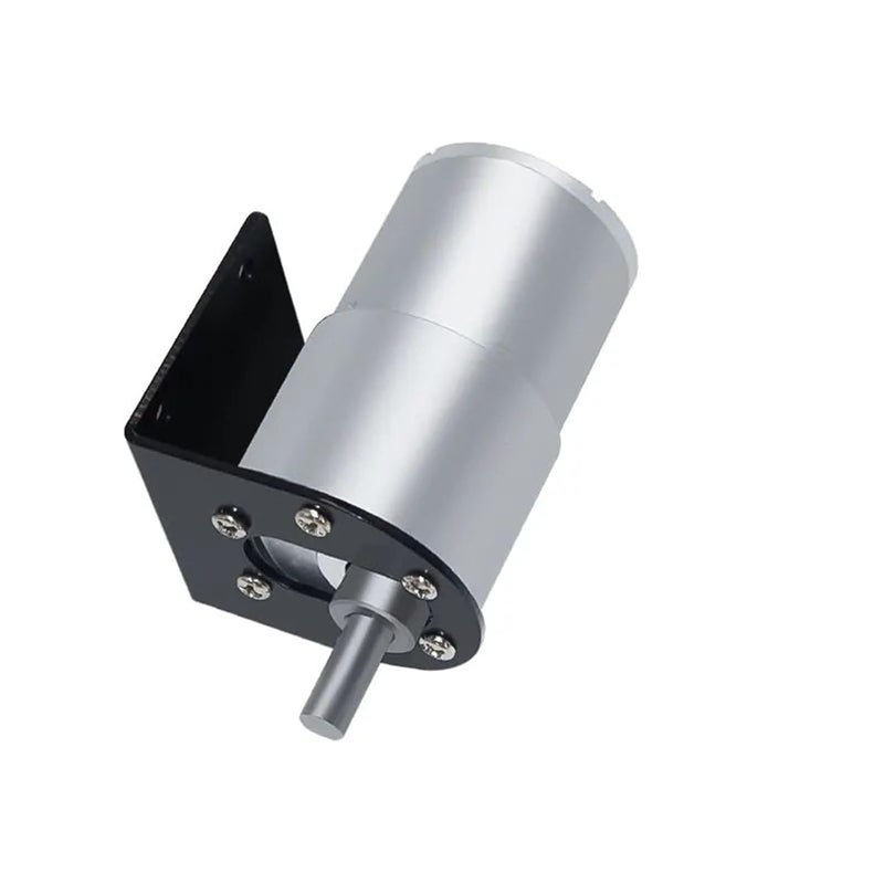 12V 22RPM High Torque Micro Reduction Gear DC Motor 37mm With Fixed Bracket - Image 2