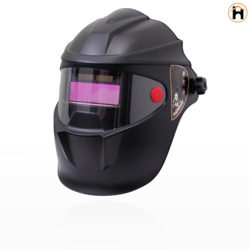 Homdum Solar Powered Auto Darkening Welding Helmet, ARC Welding Eye & Full Face Protector Safety Helmet - Image 2