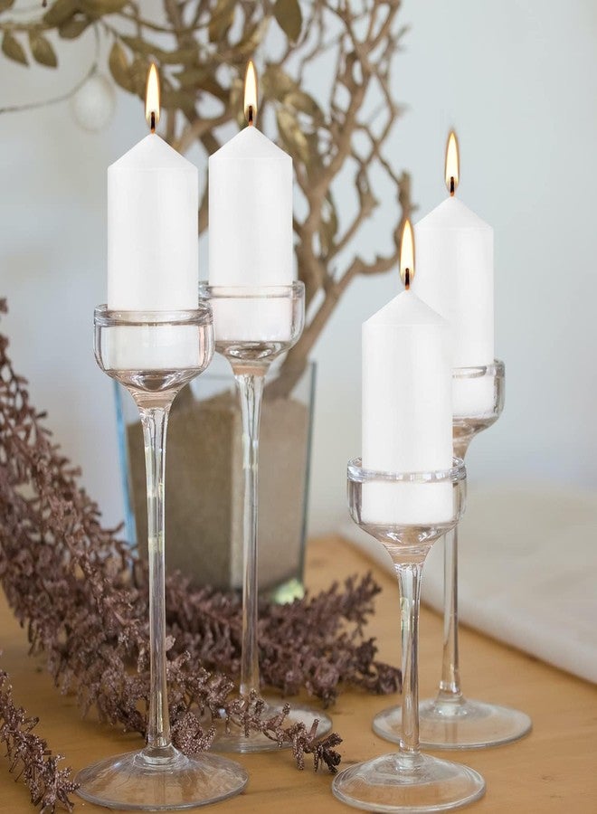 YOROXRG 2"x4" High White Pillar Candles, Set of 20 Unscented. Bulk Buy. Ideal for Halloween, Wedding, Emergency Lanterns, Household, Wedding and Home Décor Candlesticks - Image 2