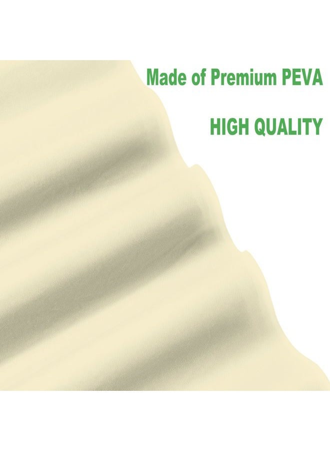 rebdng Plastic Ivory Tablecloths 3 Pack Cream Disposable Table Covers 54" x 108" Milky White Table Cloths for Bridal Shower Parties Picnic Engagements Weddings Birthdays, Fits 6 to 8 Foot Rectangle Tables - Image 2