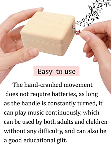 ROSIKING Wooden Music Box Hand Crank Classic Antique Carved Musical Boxes Christmas Birthday Valentine's Day Gifts Plays Toreador - Image 3
