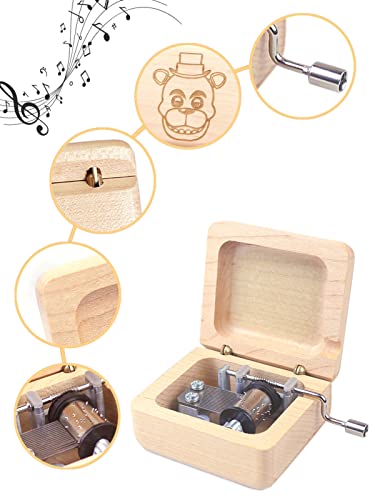 ROSIKING Wooden Music Box Hand Crank Classic Antique Carved Musical Boxes Christmas Birthday Valentine's Day Gifts Plays Toreador - Image 2