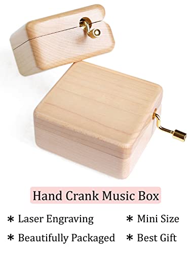 ROSIKING Wooden Music Box Hand Crank Classic Antique Carved Musical Boxes Christmas Birthday Valentine's Day Gifts Plays Toreador - Image 5