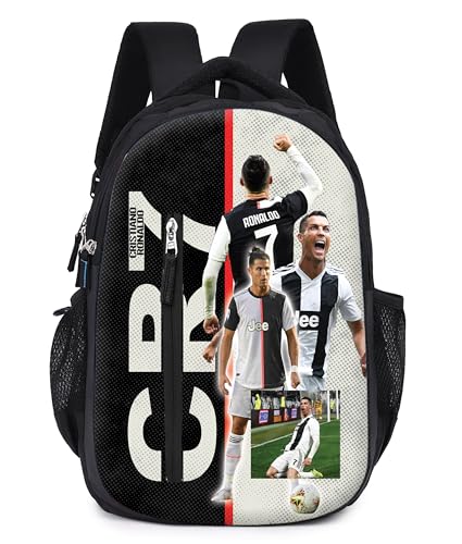 Ronaldo 18 Inch Unisex Laptop Backpack Printed Travel, School, College & Office Multi-Utility Daypack with Printed Design - Image 1