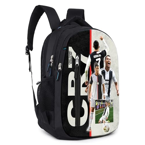 Ronaldo 18 Inch Unisex Laptop Backpack Printed Travel, School, College & Office Multi-Utility Daypack with Printed Design - Image 5