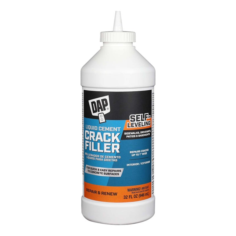 DAP Liquid Cement Crack Filler (Ready to Use), Gray, 32 Oz (7079837584) - Image 1