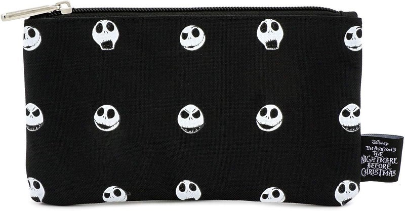 Loungefly Loungefly Nightmare Before Christmas Jack Head Nylon Pouch