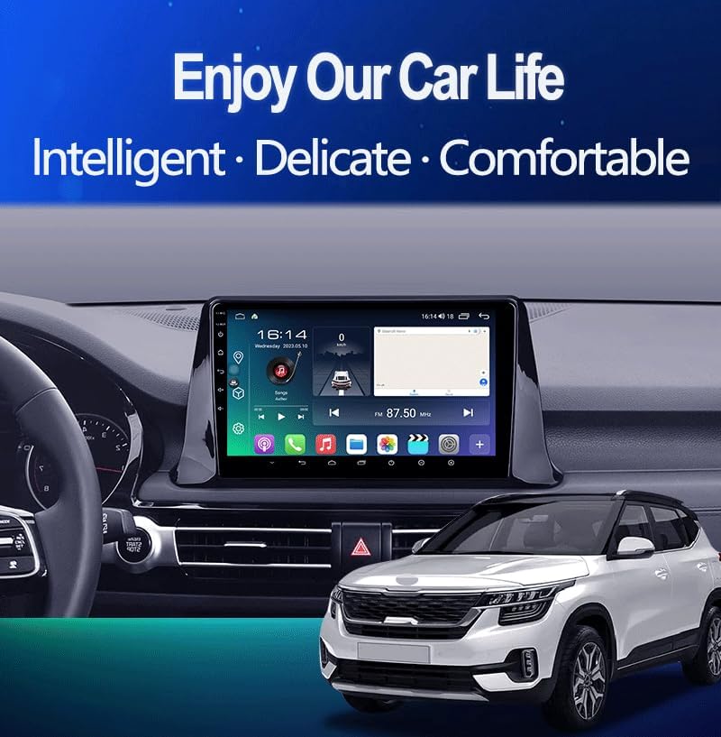 VIEREX Kia Seltos Car Stereo with Wireless Carplay - Image 3