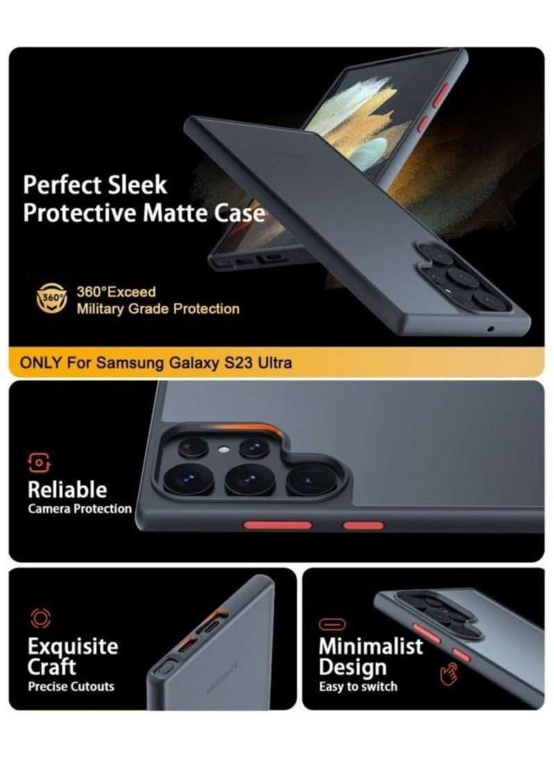 Likgus - Samsung Galaxy S22 Frosted Shock-Absorbing Phone Case - Image 1