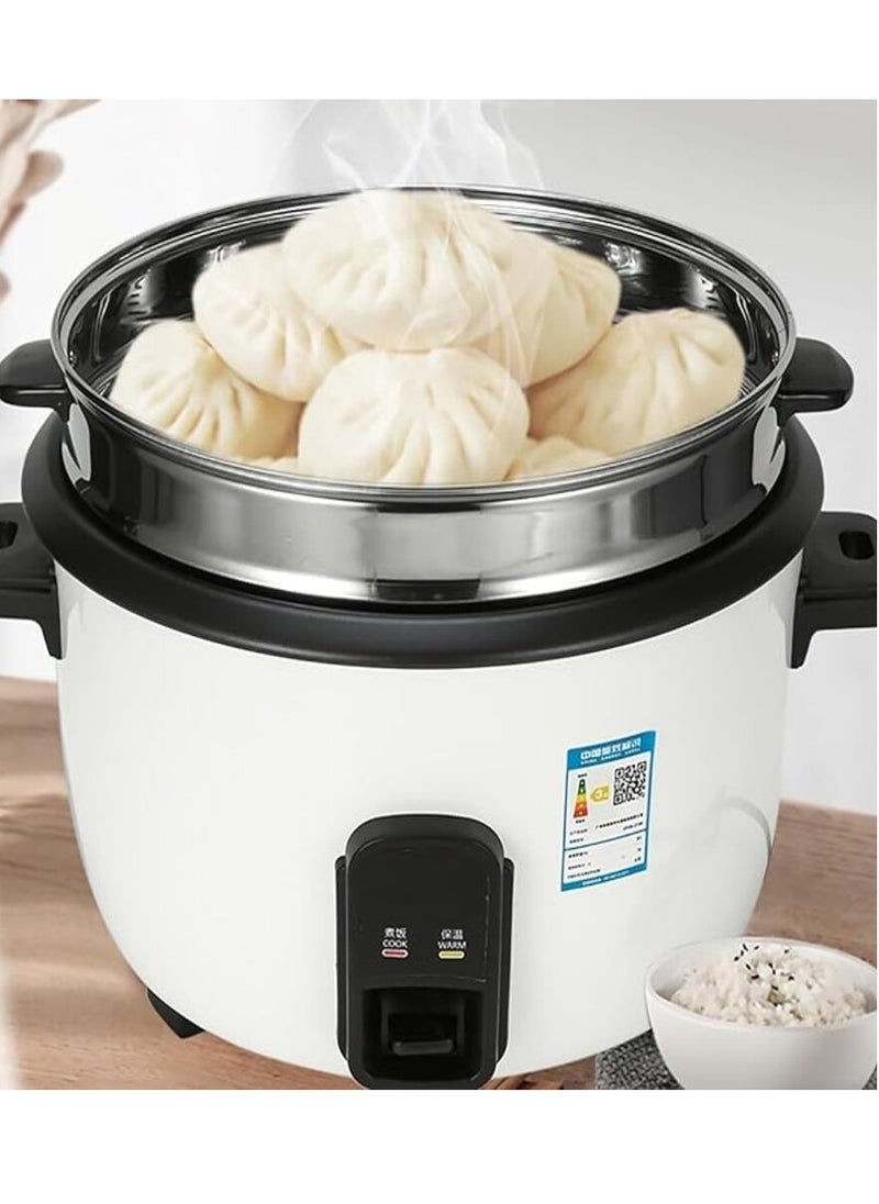 Generic - Commercial Rice cooker 10 Liter with Lid, SS Basket, Non-Stick Coated Cooking Pot Cook & Serve One Switch Function Millet Rice Grain Steamer, Rice Cooker - Image 1