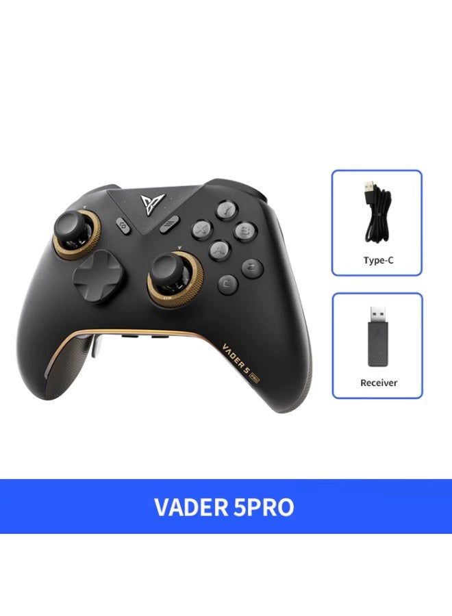 Flydigi Vader 5 PRO Elite Gaming Controller – Hall Effect Joysticks, Mechanical Buttons, Adjustable Triggers – Wireless/Bluetooth Gamepad for PC, Nintendo Switch & Android Mobile - Image 1