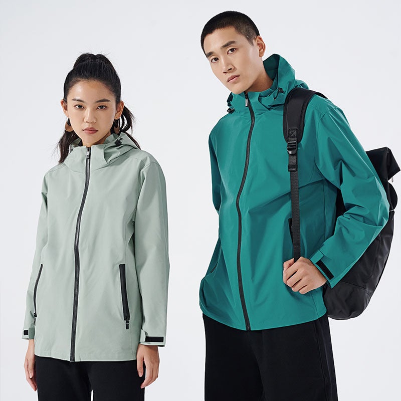 Outdoor Single-Layer Rush Clothes Hooded Thin Casual Sports Windbreaker Waterproof Wear-Resistant Climbing Suit Group-Buying Work Clothes - Image 4
