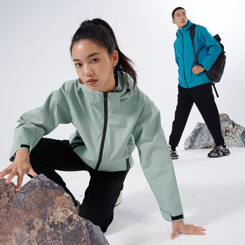 Outdoor Single-Layer Rush Clothes Hooded Thin Casual Sports Windbreaker Waterproof Wear-Resistant Climbing Suit Group-Buying Work Clothes - Image 3