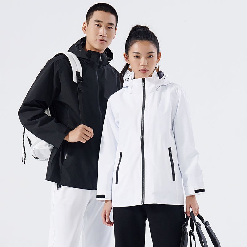 Outdoor Single-Layer Rush Clothes Hooded Thin Casual Sports Windbreaker Waterproof Wear-Resistant Climbing Suit Group-Buying Work Clothes - Image 5