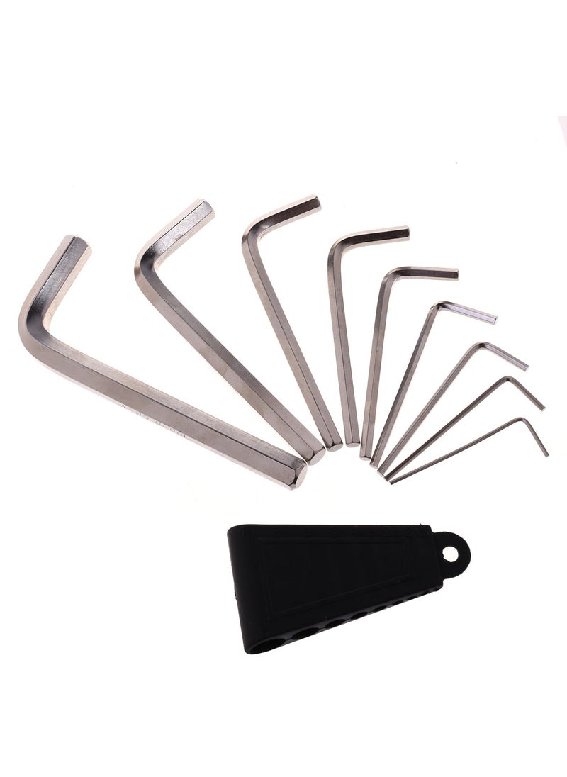 Mass Pro Mass Pro L Shape Hexagon Hex Key Wrench Set Screwdriver Tool Kit 9 Sizes  - Image 2