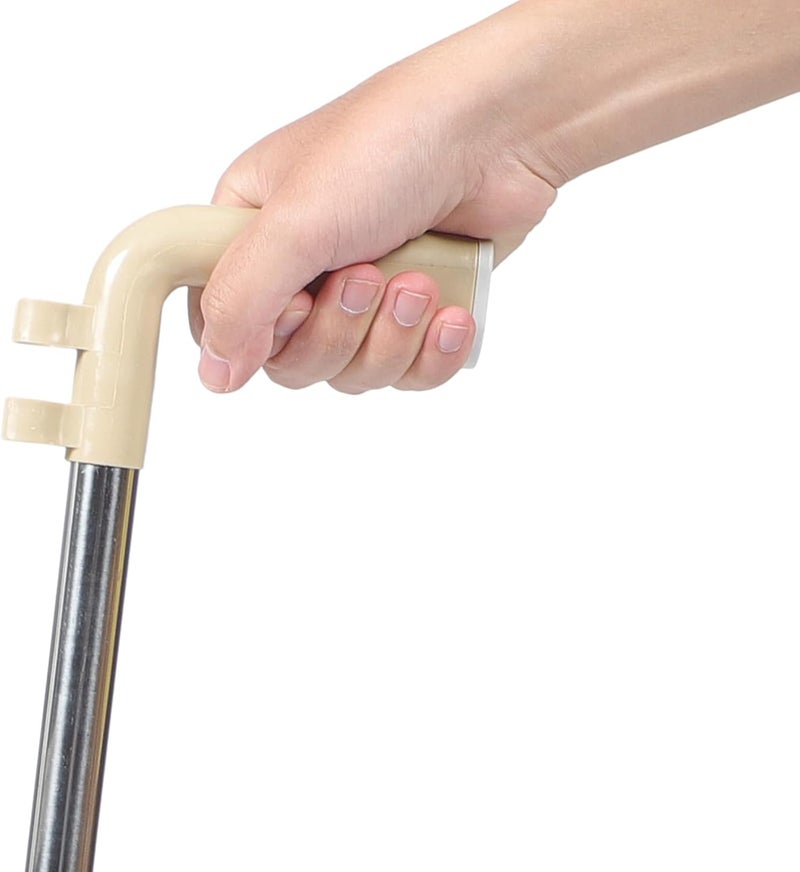 22mm Stainless Steel Broom Handle Stick Metal Replacement Push Broom Handle for Floor Cleaning and Sweeping in Home and Office Random Color - Image 3