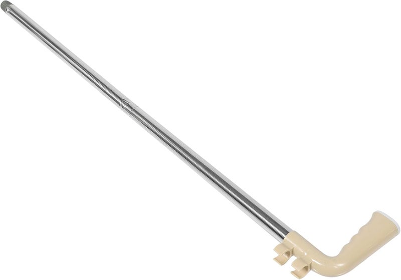 22mm Stainless Steel Broom Handle Stick Metal Replacement Push Broom Handle for Floor Cleaning and Sweeping in Home and Office Random Color - Image 1