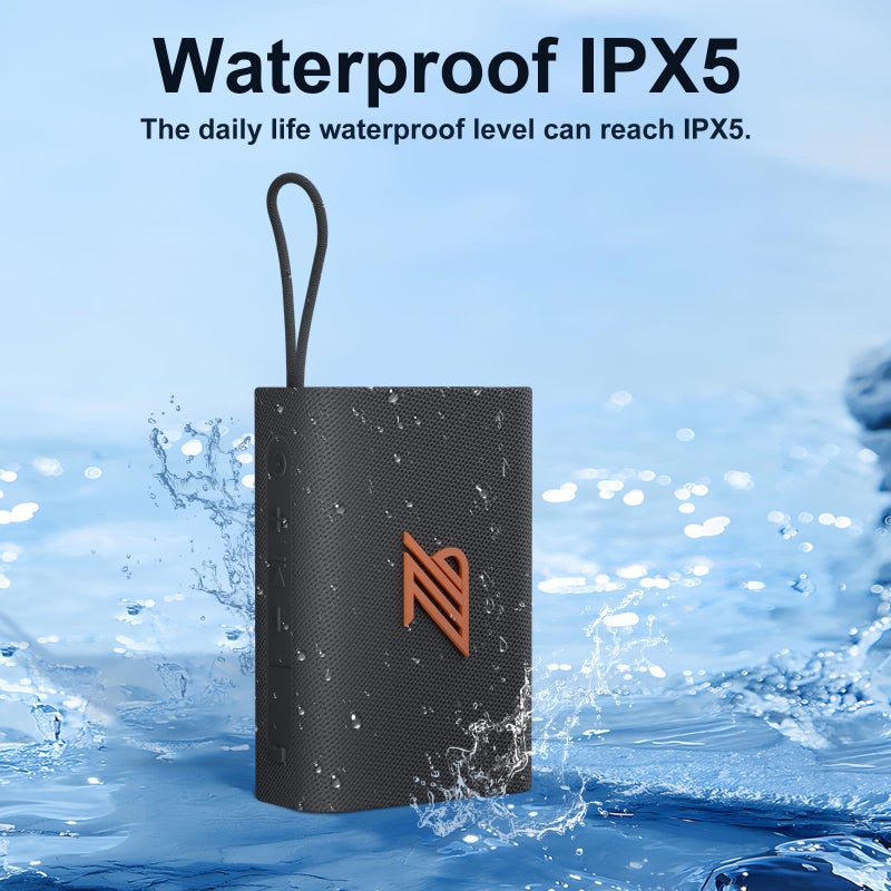 ZZB Bluetooth Speaker TWS Small Speakers Clear Loud Stereo Sound Portable Media Players Wireless Speaker with Lights IPX5 Waterproof Speakers Long Playtime for Home Party Outdoor Beach Electronic Gadgets - Image 2