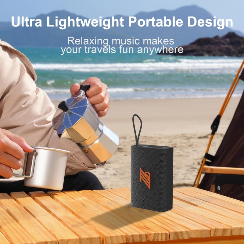 ZZB Bluetooth Speaker TWS Small Speakers Clear Loud Stereo Sound Portable Media Players Wireless Speaker with Lights IPX5 Waterproof Speakers Long Playtime for Home Party Outdoor Beach Electronic Gadgets - Image 5