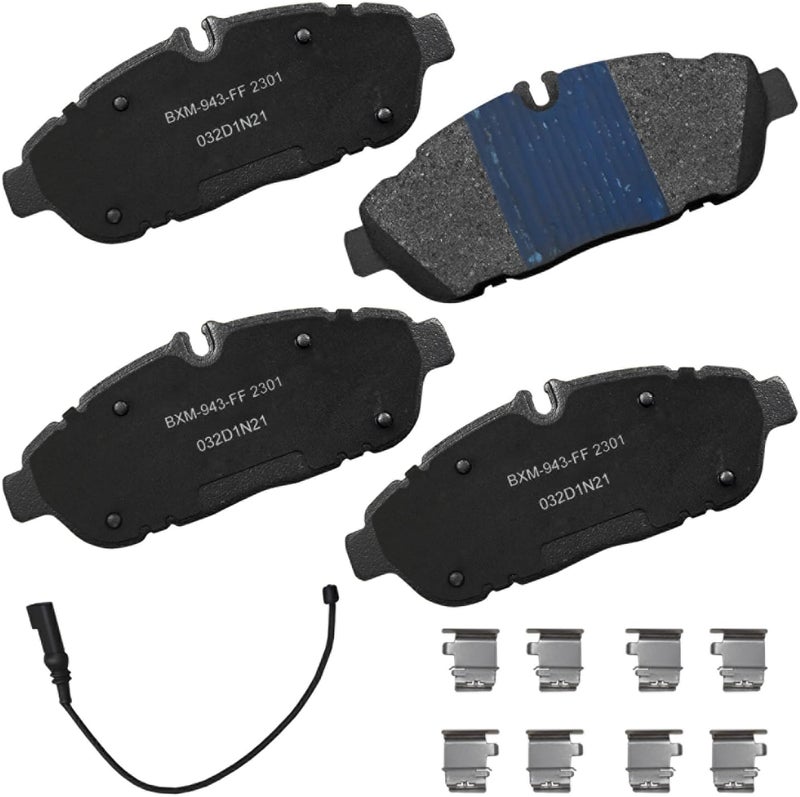 Bendix Premium SBM2301 Semi-Metallic Front Brake Pads for Ford E-Transit 2023, Transit 2020, Transit-150 2023-2020, Transit-250 2023-2020, Transit-350 2023-2020, Transit-350 HD 2023-2020 - Image 1
