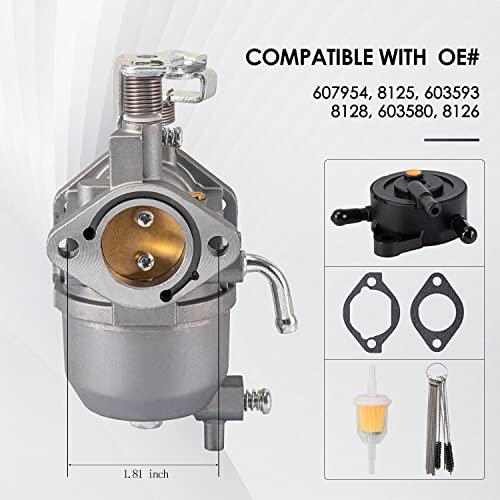 Tang كربوراتور لمحرك كاواساكي EZGO RXV، 2010-2015 TXT، 2010-2014 فالور ST 400 MPT 800 ريفريشر 1200 كوشمان 280 كوماندر 2200 بيلهوپ، كرب لمحرك 13HP FJ400D موتور جولف كارت - Image 3