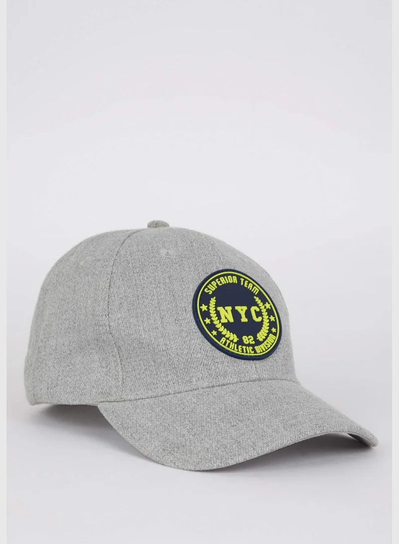 DeFacto Slogan Print Baseball Cap