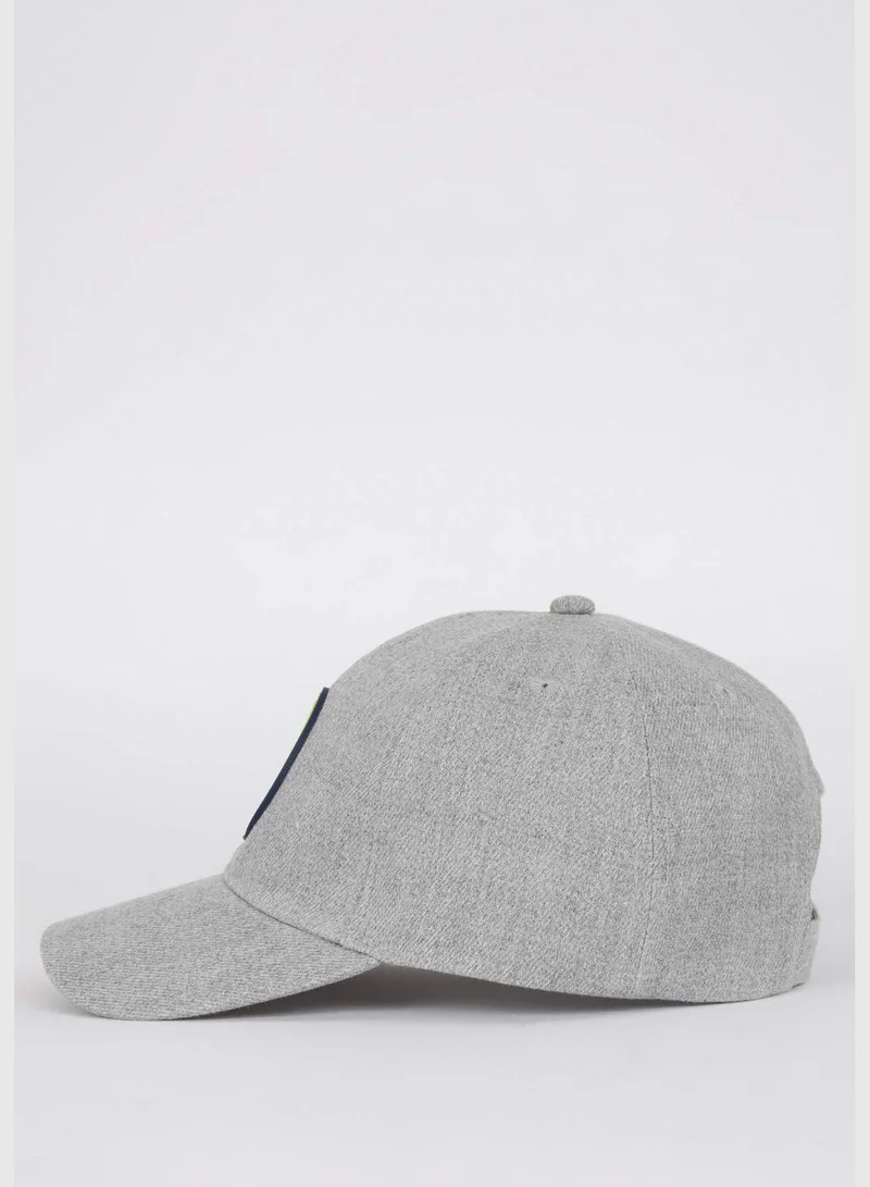 DeFacto Slogan Print Baseball Cap