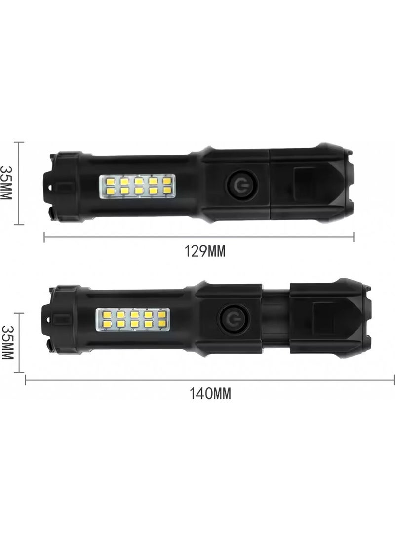 AYT Powermaster Flashlight Long Range Zoom Flash Powerbank Featured Flashlight Searchlight LED Lighting  - Image 2