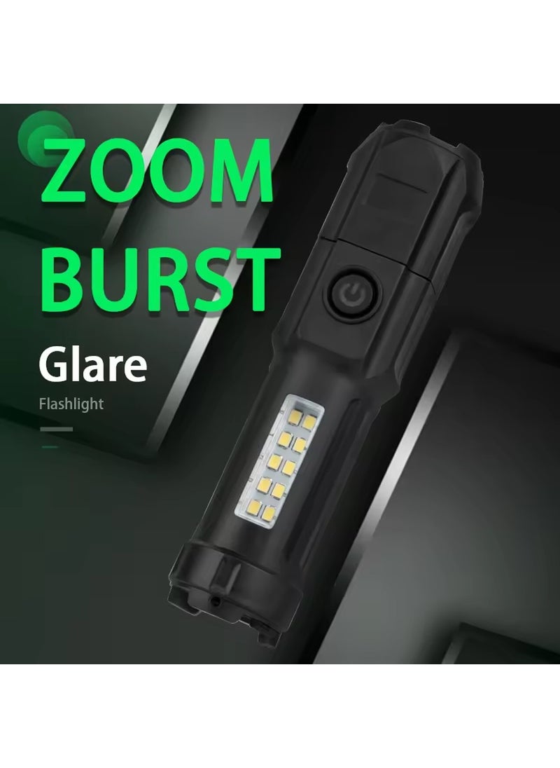 AYT Powermaster Flashlight Long Range Zoom Flash Powerbank Featured Flashlight Searchlight LED Lighting  - Image 3