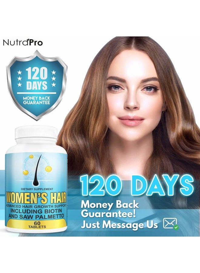 NutraPro New Hair- 19 Launch Special-Growth Vitamins for Women-Combats Long Hair Thinning for Healthy,Strong,Thick Hair Volume - Anti Hair Loss DHT Blocker Hair Growth Supplement for Perfect Hair. With Biotin. - Image 4