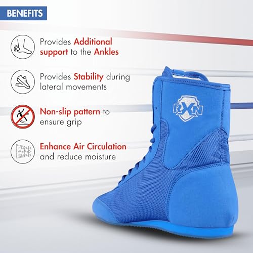 RXN Boxing Shoes (Blue, Numeric_8) - Image 5