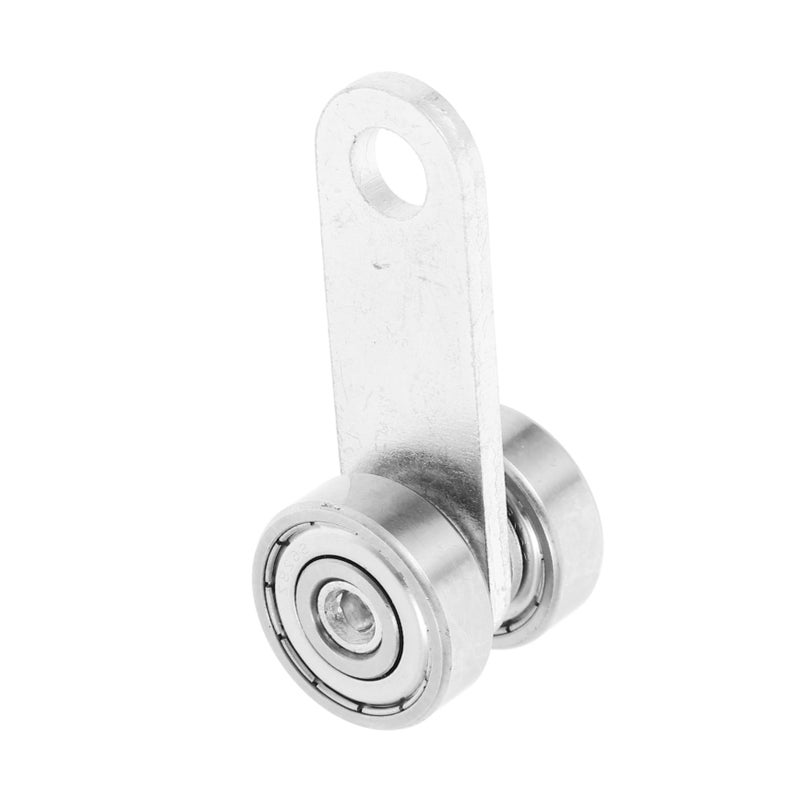 Heavy Duty Double Wheel Sliding Door Bearing Fixed Pulley For Push Pull Track Rail - Image 2