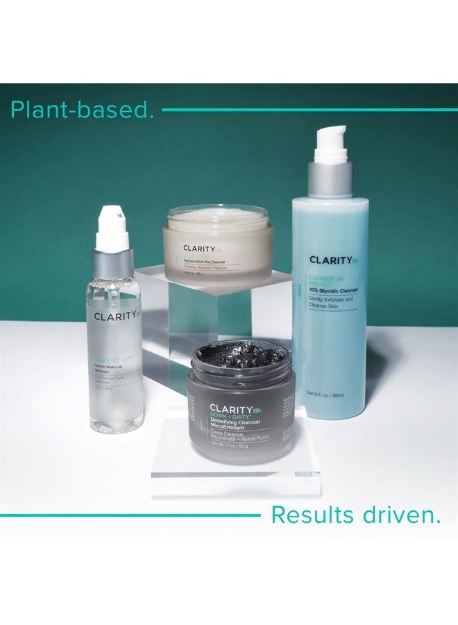 ClarityRx Get Fit Multi-Peptide Healthy Skin Serum, Natural Plant-Based Anti-Aging Treatment for Fine Lines & Wrinkles (1 fl oz)