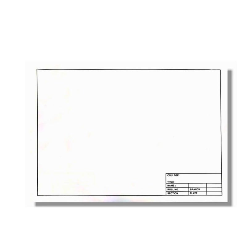 DUSHALA 30 A2 Size Engineering Drawing Sheets for Engineering Drawing/Architectural Drawing/Professional Drawings (30) - Image 1