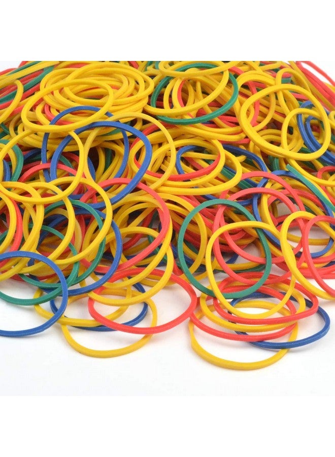 Nydotd 1000pcs Rubber Bands, Small Colorful Money Rubber Bands Bulk 2.5cm 1 inch Bank Paper Bills Dollars Elastic Stretchable Bands Strong Elastic Loop Office Supplies General Purpose Rubber Band - Image 3