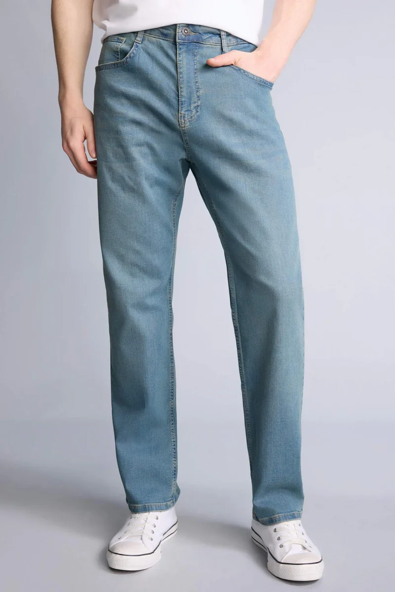 Defacto  Straight Fit Trousers for Men | Best Price UAE