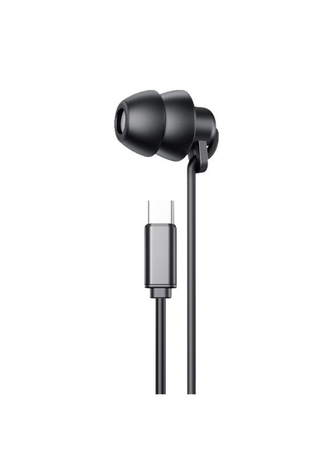 WEKOME YB02 SHQ Series In-Ear Sleep Wired Earphone, Plug Type:Type-C(Black) - Image 2