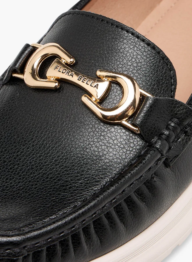 فلورا بيلا من شو إكسبرس Metal Accent Slip-On Loafers