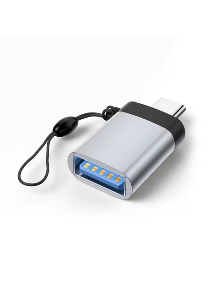 USB 3.0 Type C OTG Adapter for Macbook Pro Xiaomi Huawei Samsung Mini USB Adapter Type-C OTG Cable Converter（Sliver） - Image 1