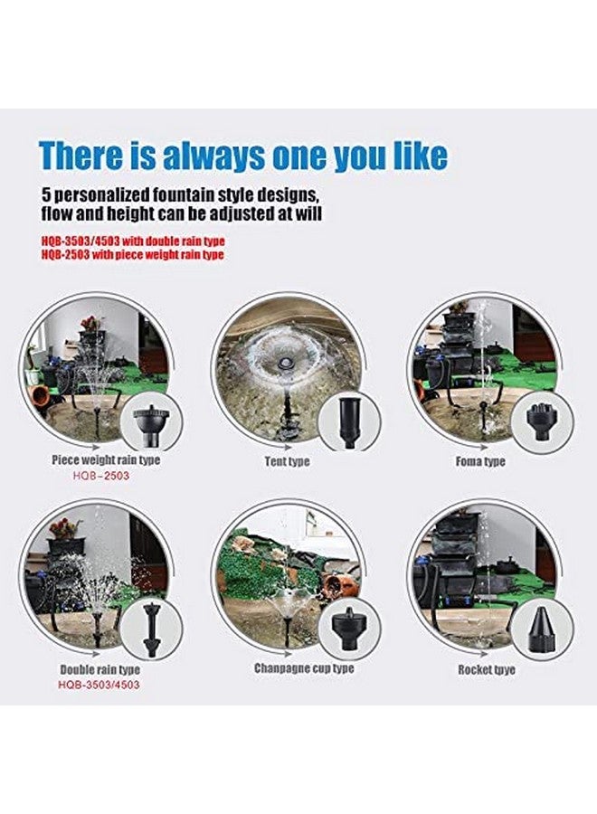 VAYINATO Sunsun HQB-3500 | 85W | 3000L/H | Lifts Upto 3.5m Multipurpose Aquarium Submersible Pump - Image 2