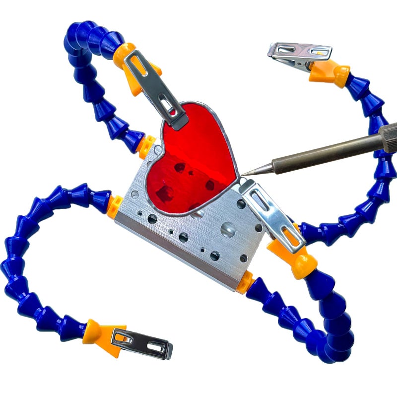 ILLUCKAI Soldering Clamp for Stained Glass Making Adjustable Helping Hands for Soldering Small Components Stained Glass Supplies Tools for Craft Projects or Jewelry Making - Image 2