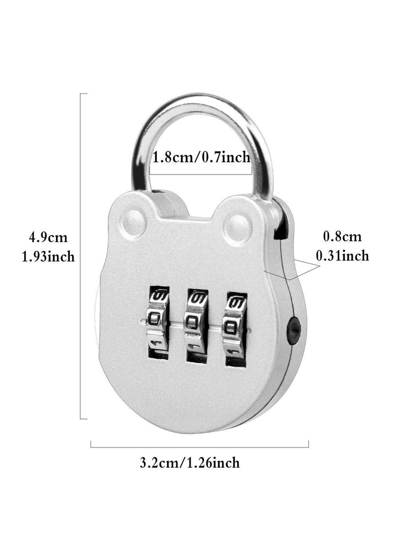 Y&D - Luggage Locks, 8 Pcs Travel Suitcase 3 Digit Combination Padlock Codes - Image 1
