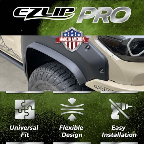EZ Lip EZ Flares XL - Fender Flares PRO – Original EZ Lip Offroad Universal Flexible Foam Rubber 2-Inch Fender Extension - Image 2