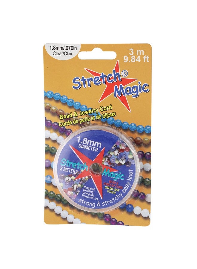Stretch Magic Bead & Jewelry Cord Strong & Stretchy Easy To Knot Clear Color 1.8Mm Diameter 3Meter (9.8 Ft) Spool Elastic String For Making Beaded Jewelry - Image 5